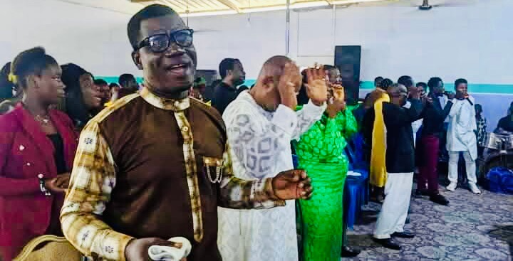 Cross-section of KCMI Lome Church Members in view